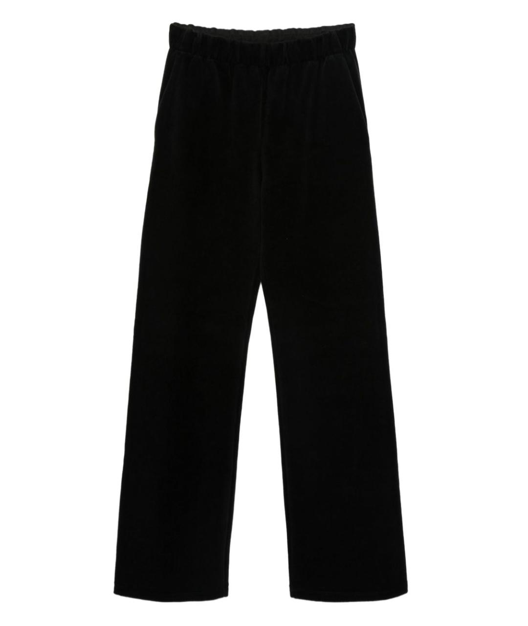 GOLDEN GOOSE DELUXE BRAND Черные хлопковые прямые брюки, фото 1
