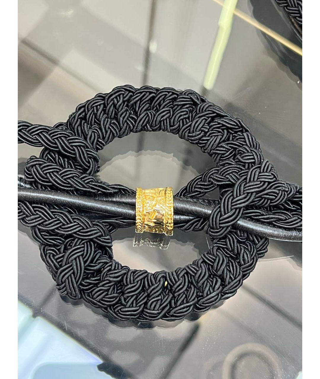 ROBERTO CAVALLI Черный ремень, фото 3