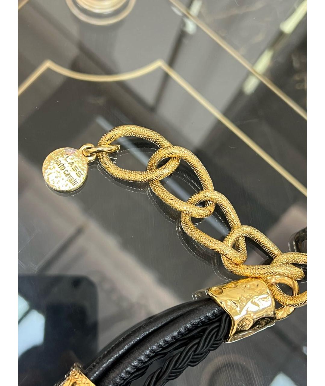 ROBERTO CAVALLI Черный ремень, фото 6