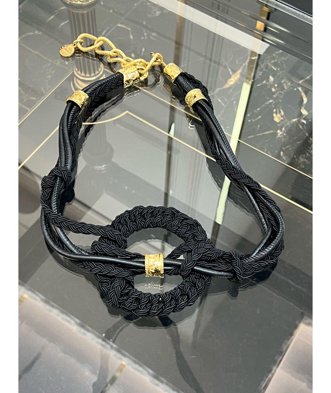 ROBERTO CAVALLI Черный ремень, фото 2