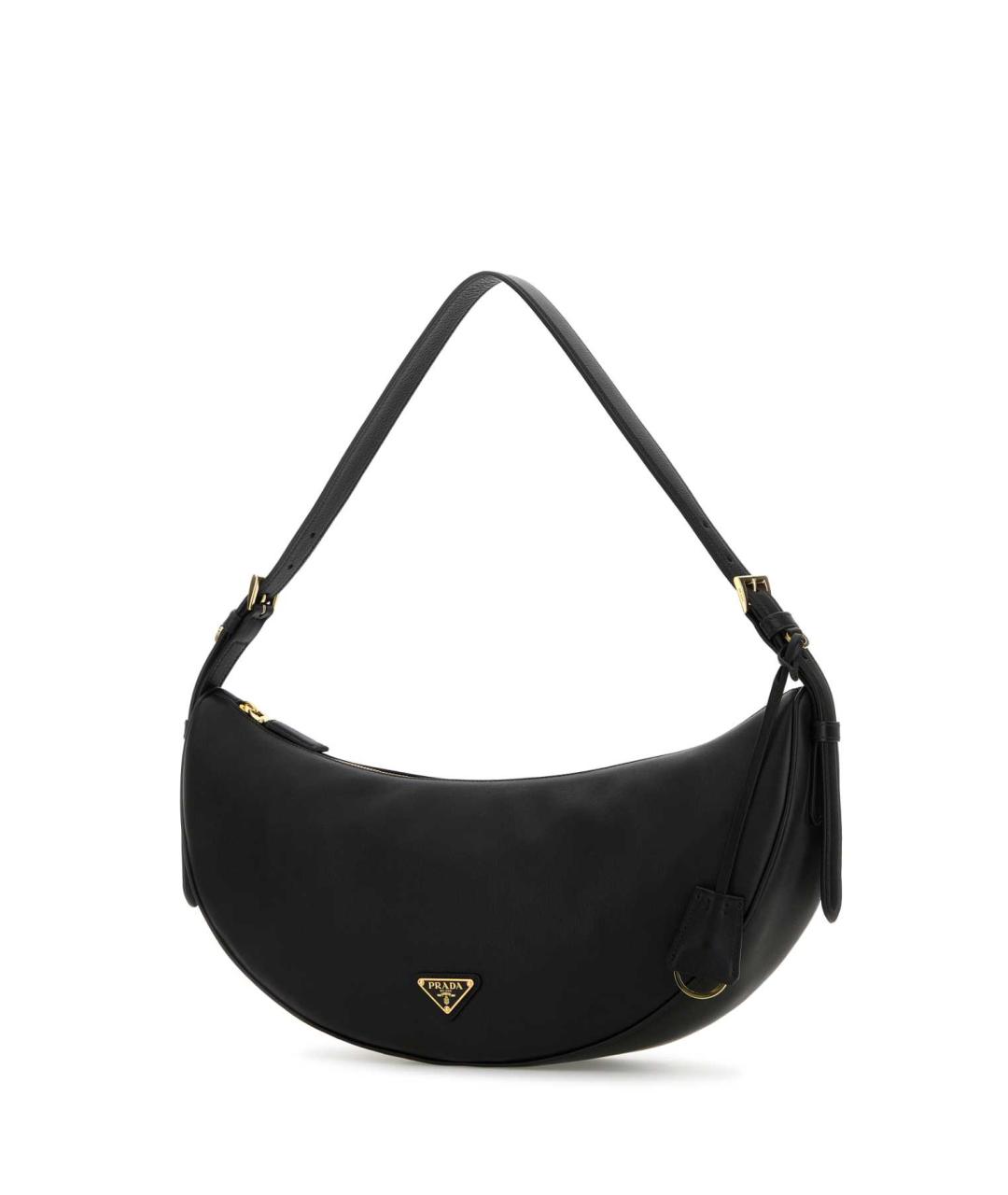 PRADA Черная кожаная сумка через плечо, фото 2