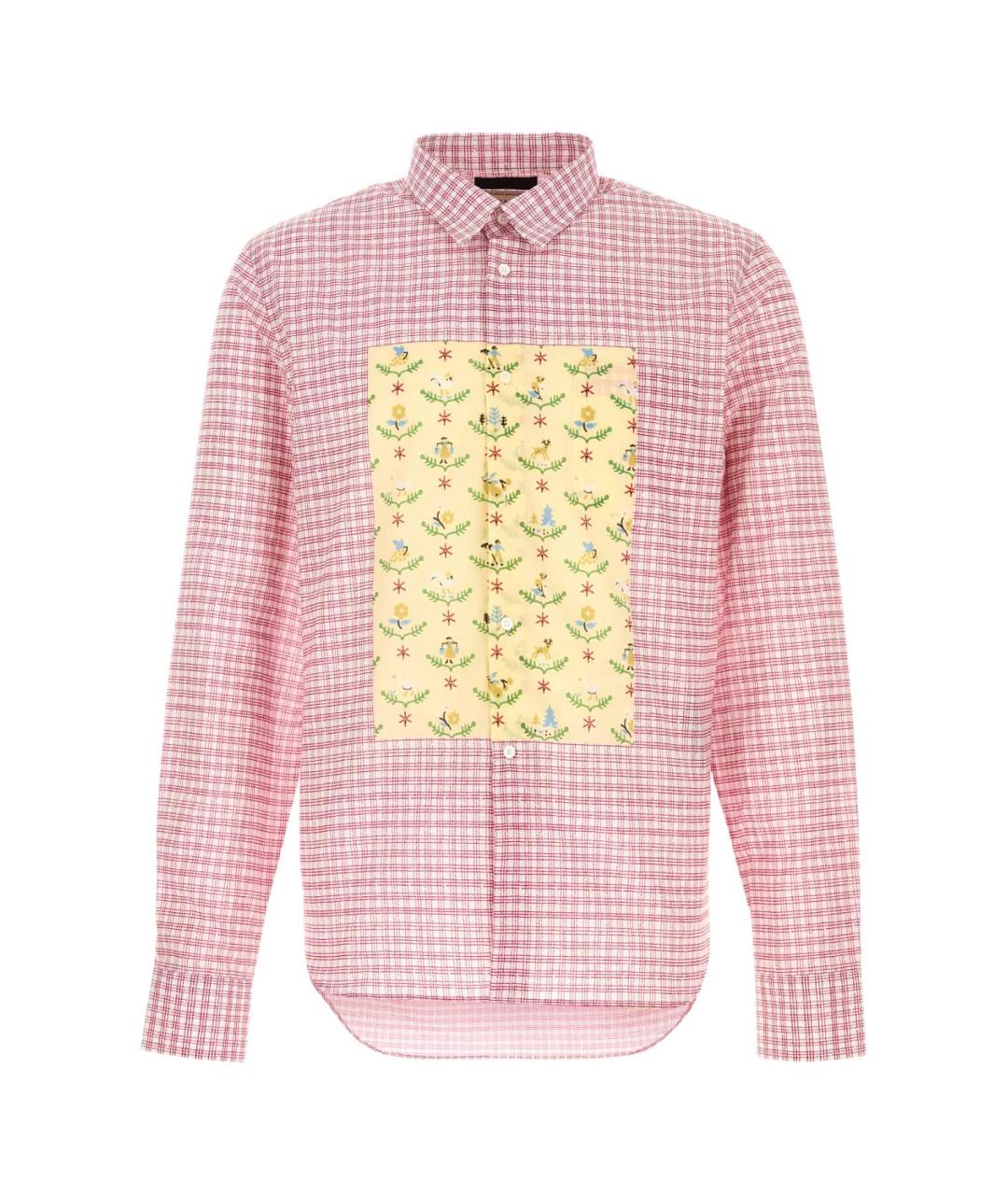 PRADA Розовая хлопковая кэжуал рубашка, фото 1