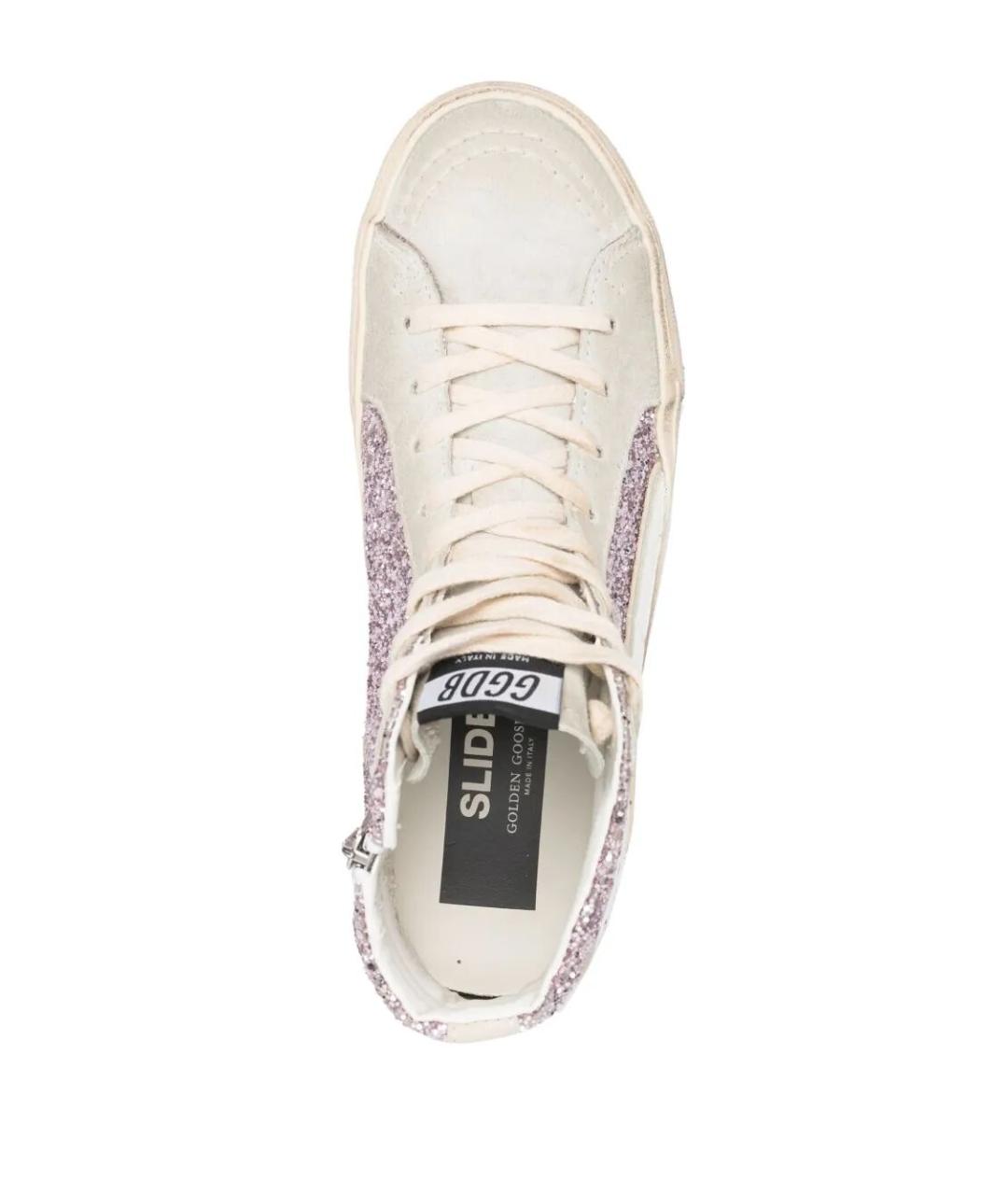 GOLDEN GOOSE DELUXE BRAND Розовые синтетические кроссовки, фото 4