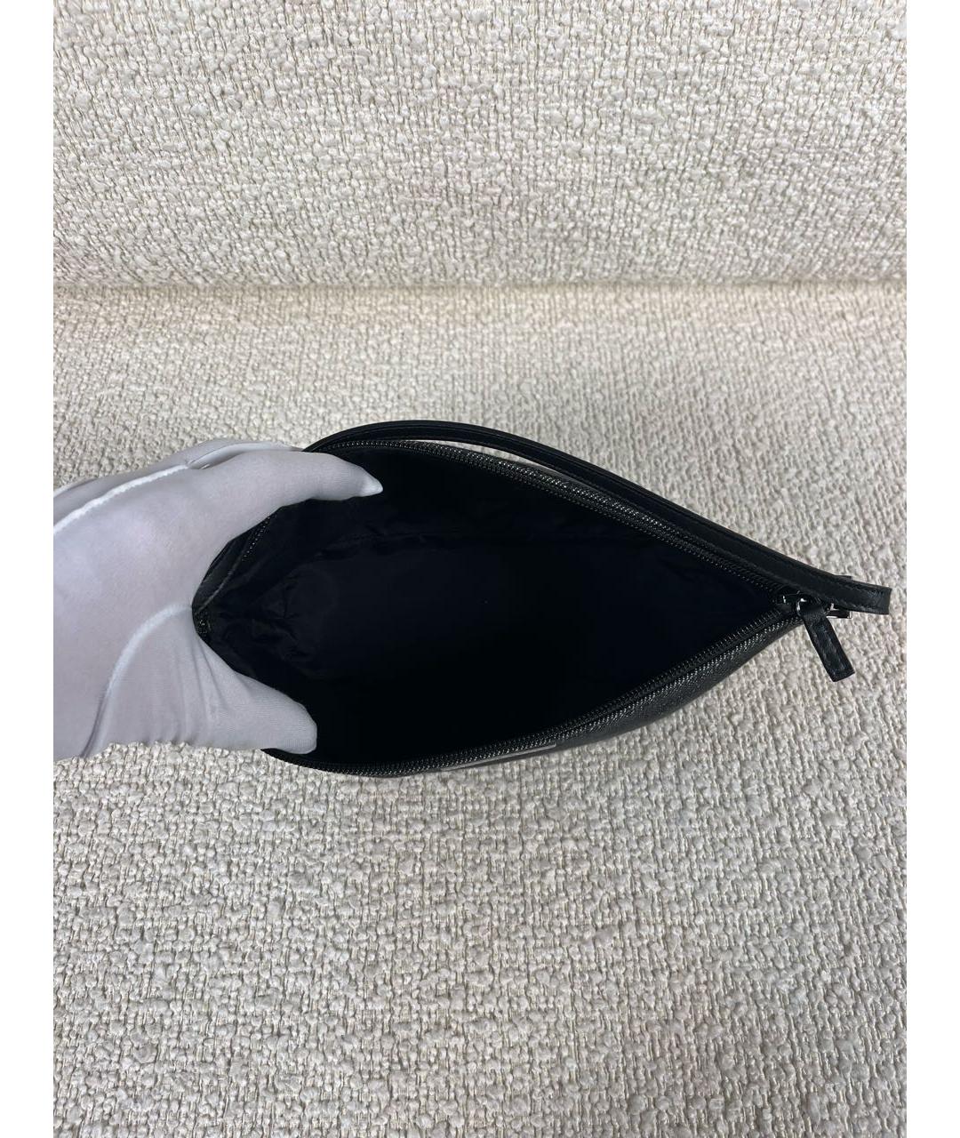 GUCCI Антрацитовая деним сумка с короткими ручками, фото 4