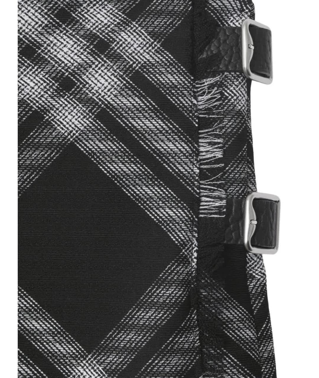 BURBERRY Черное шерстяное повседневное платье, фото 5