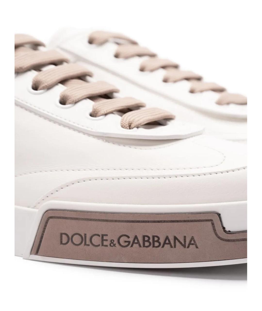 DOLCE&GABBANA Мульти кожаные низкие кроссовки / кеды, фото 2