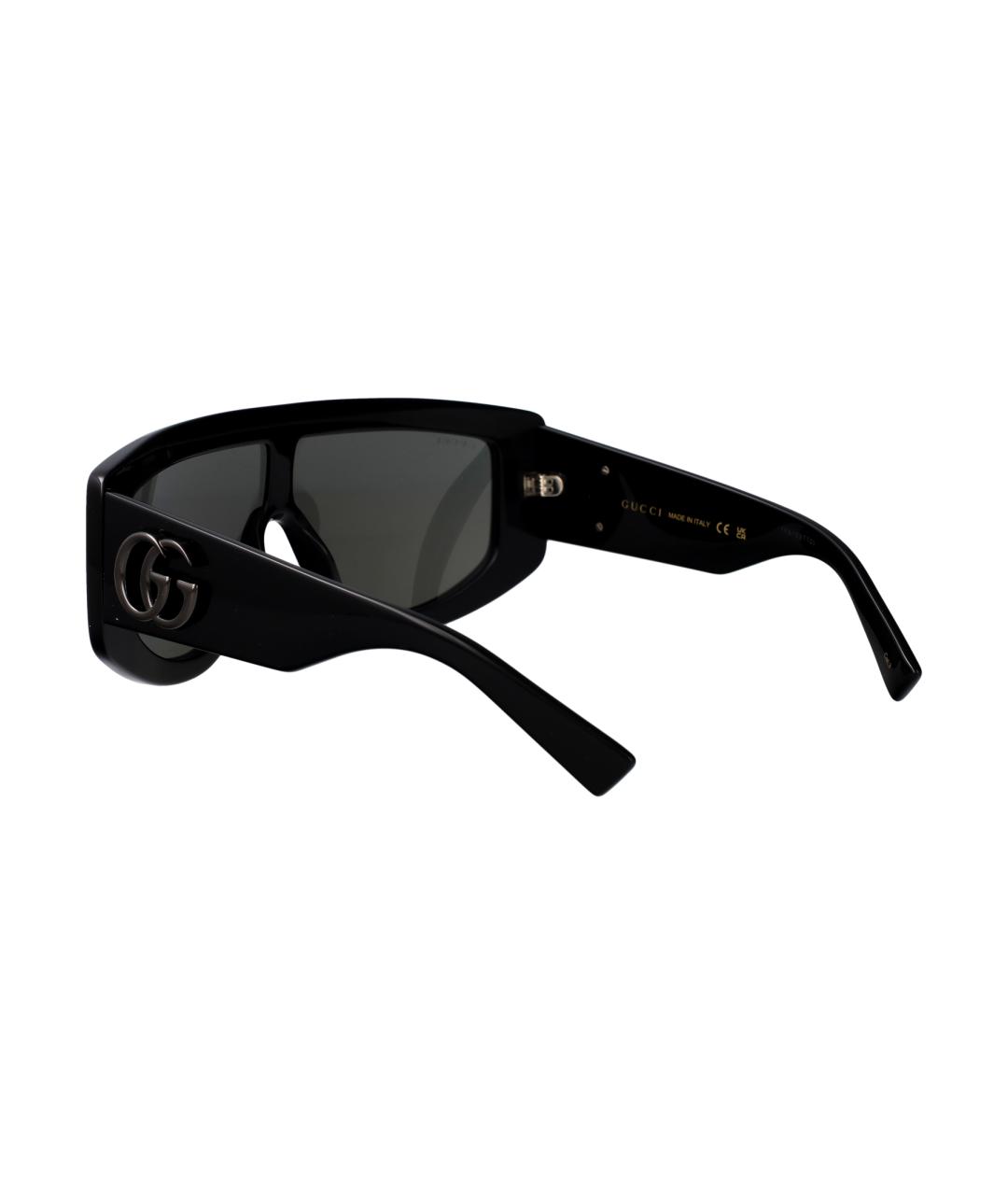 GUCCI Черные пластиковые солнцезащитные очки, фото 4