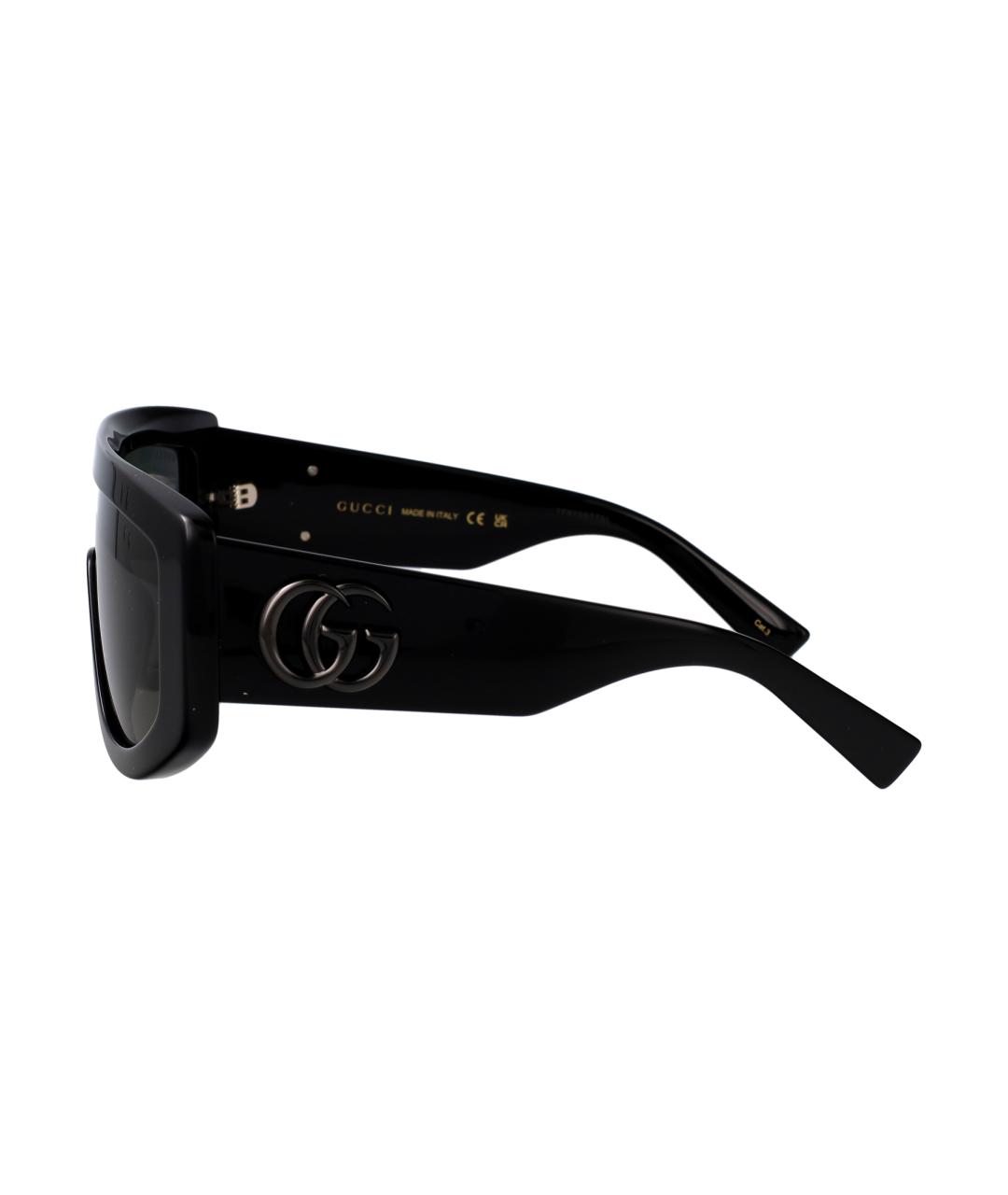 GUCCI Черные пластиковые солнцезащитные очки, фото 3
