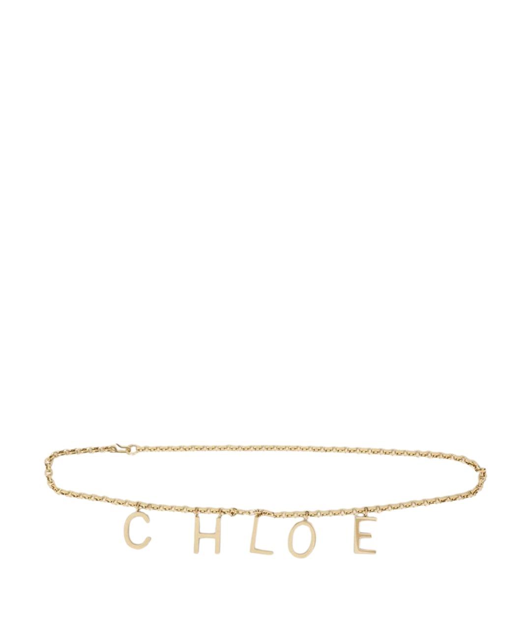 CHLOE Золотой ремень, фото 1