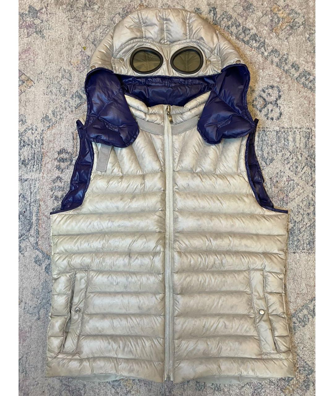 CP COMPANY Бежевый хлопковый жилет, фото 6