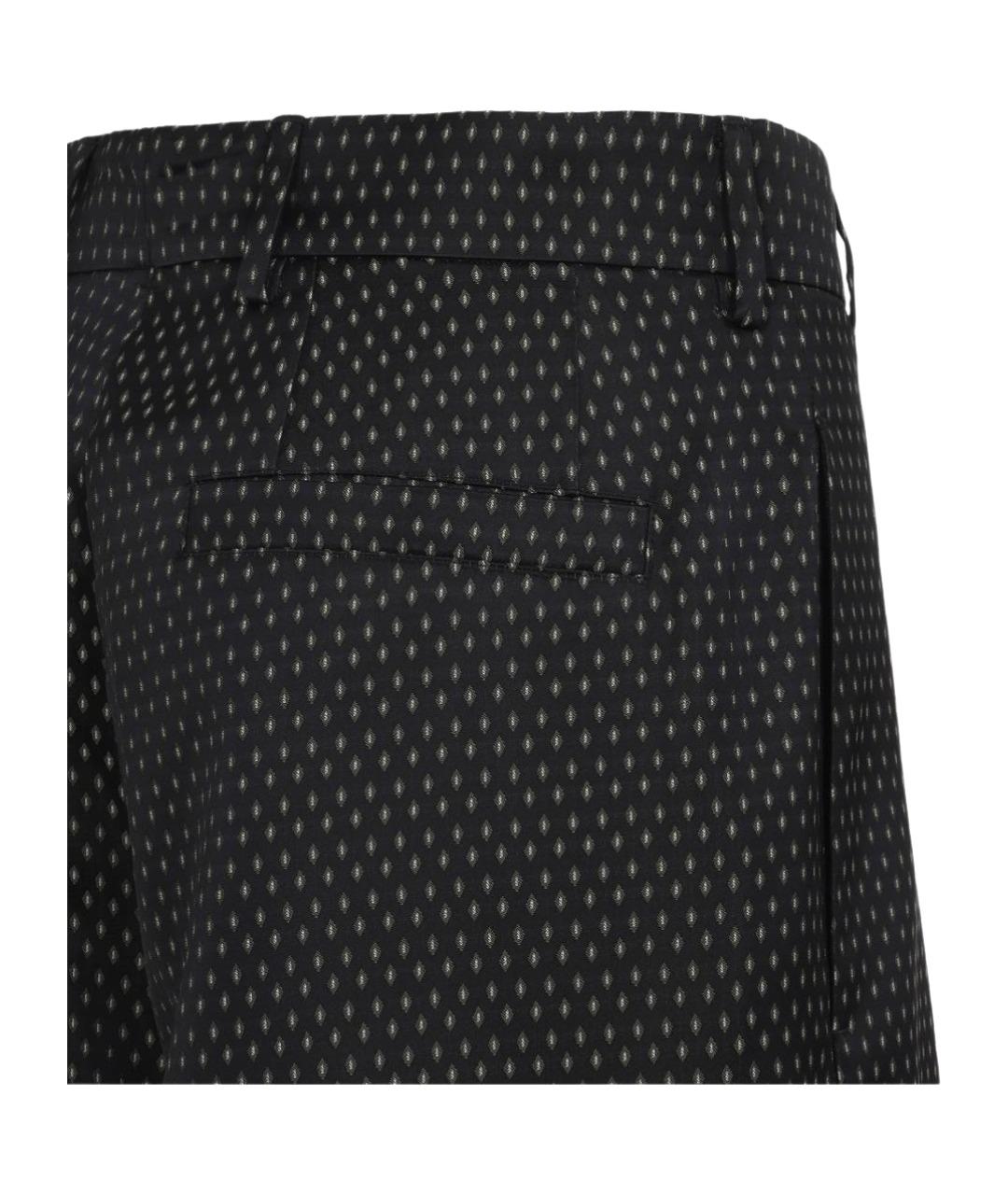 DRIES VAN NOTEN Черные вискозные прямые брюки, фото 4