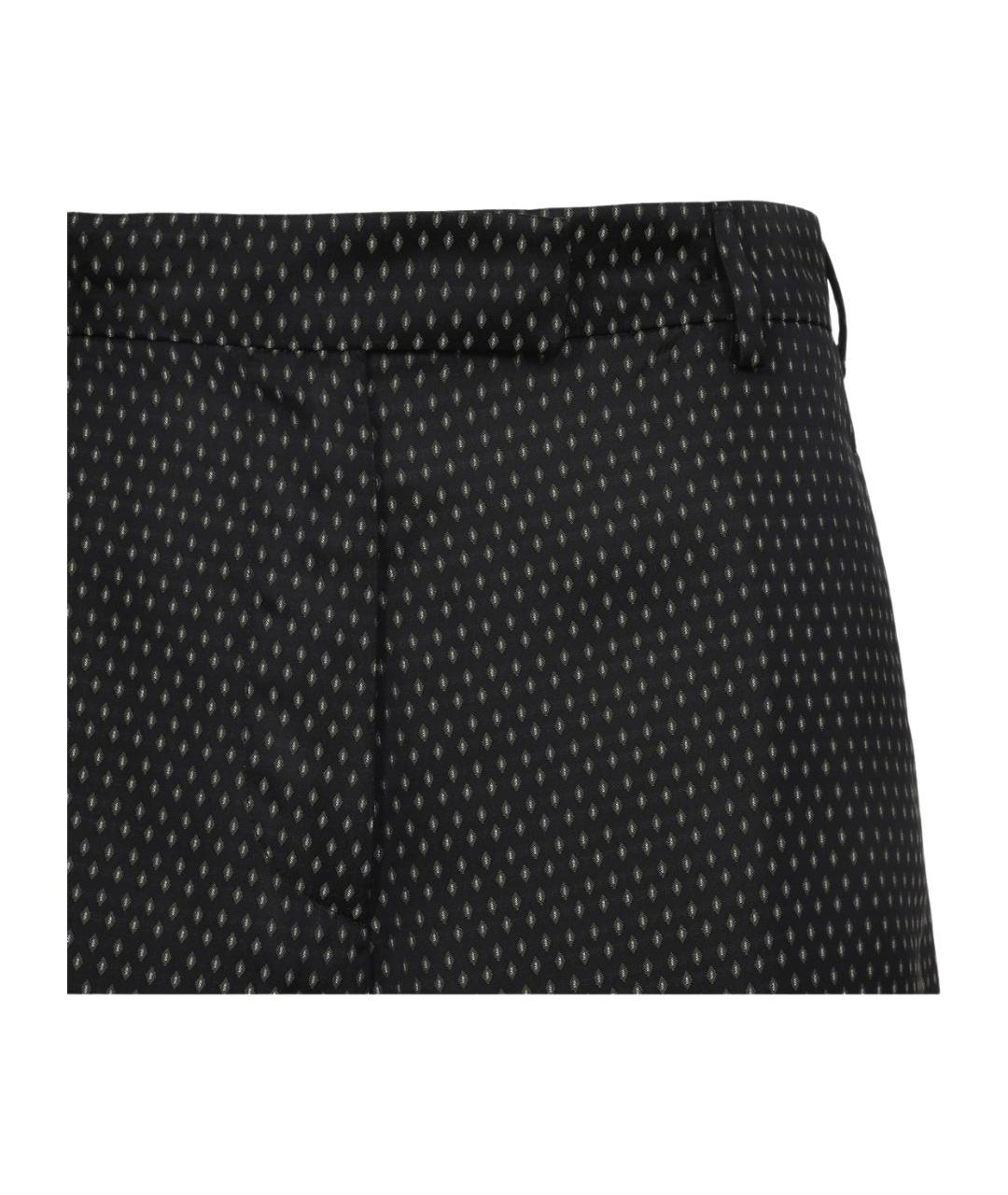 DRIES VAN NOTEN Черные вискозные прямые брюки, фото 3