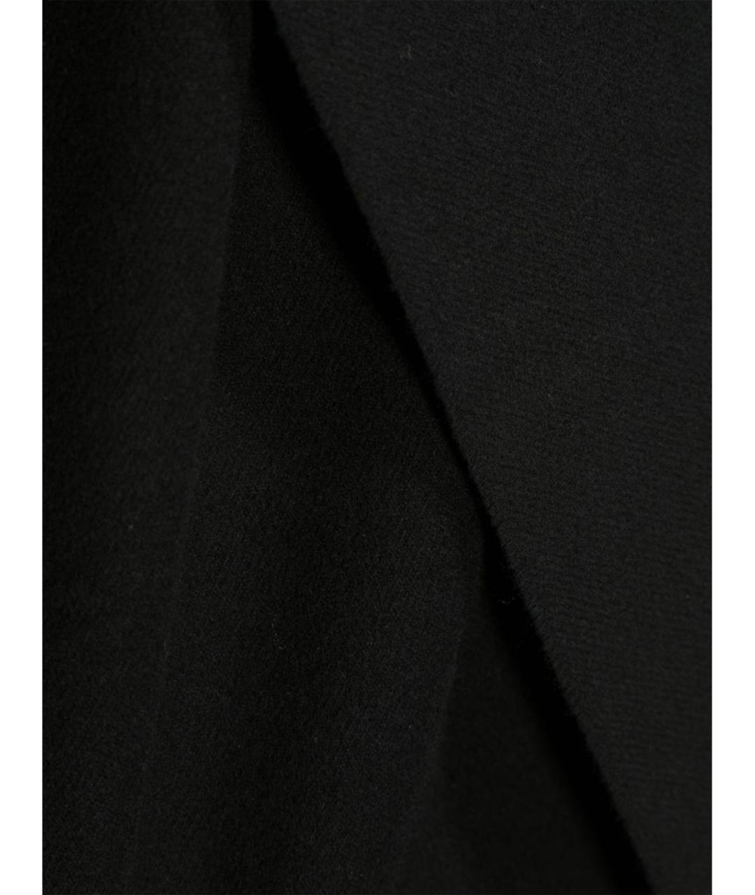 SAINT LAURENT Черный кашемировый шарф, фото 3