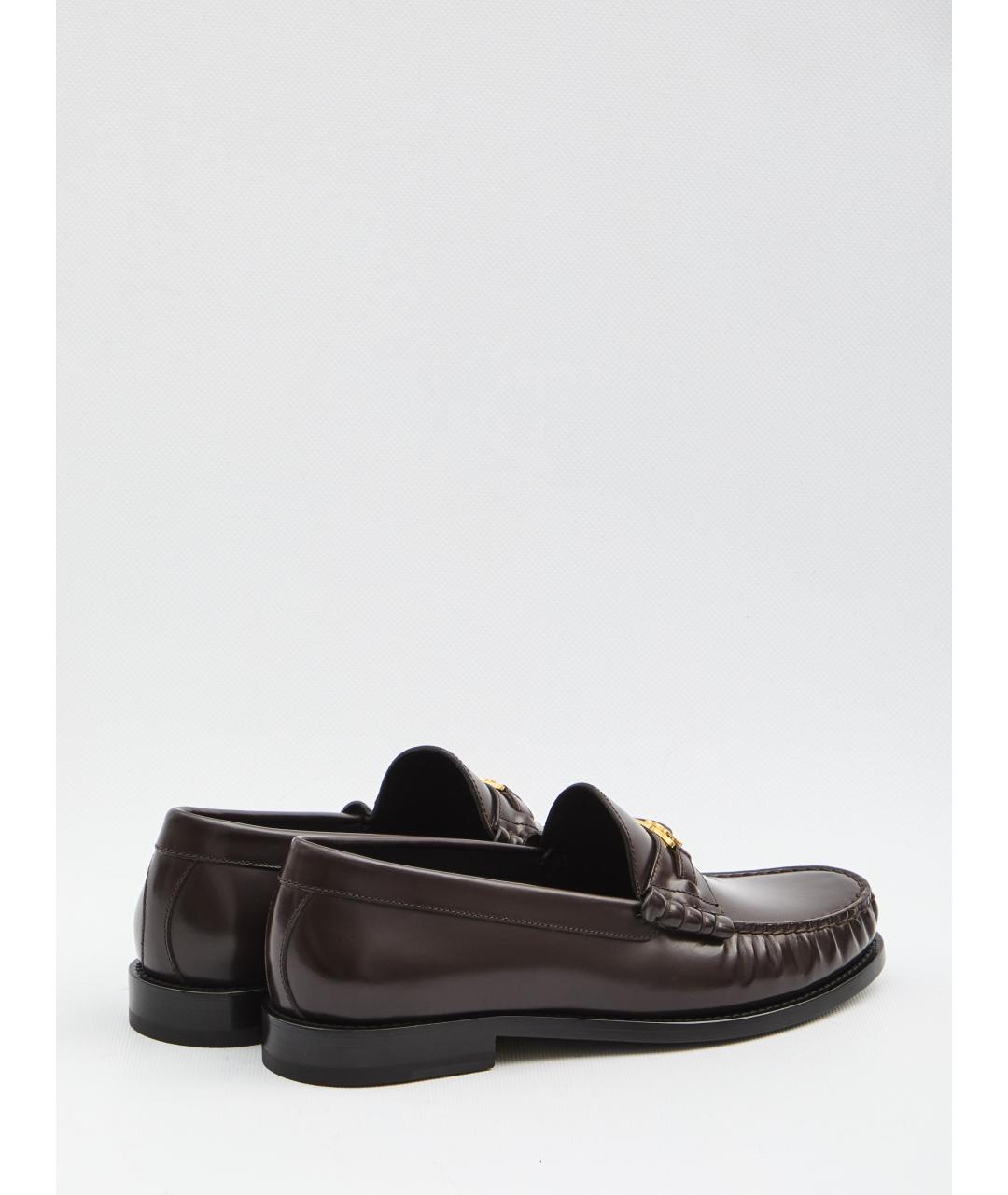 CELINE Коричневые кожаные лоферы, фото 3