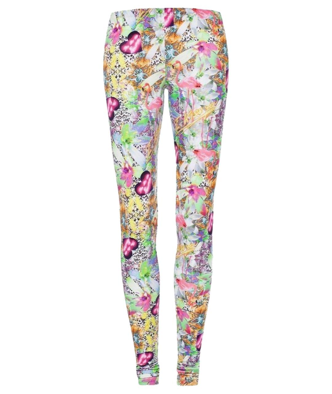 PHILIPP PLEIN Мульти вискозные леггинсы и велосипедки, фото 1