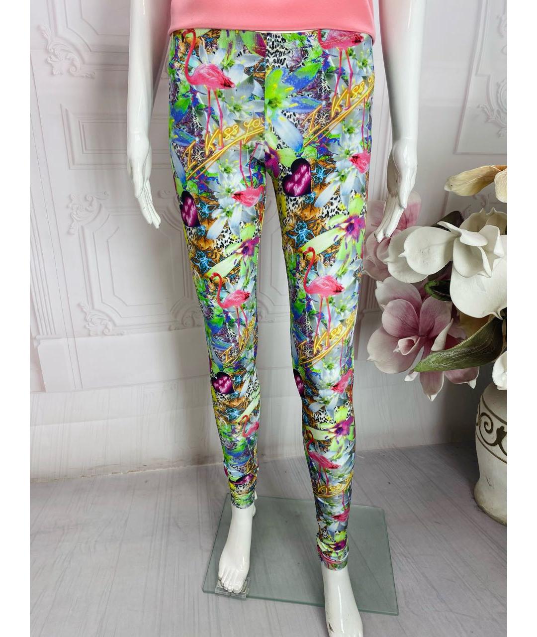 PHILIPP PLEIN Мульти вискозные леггинсы и велосипедки, фото 6