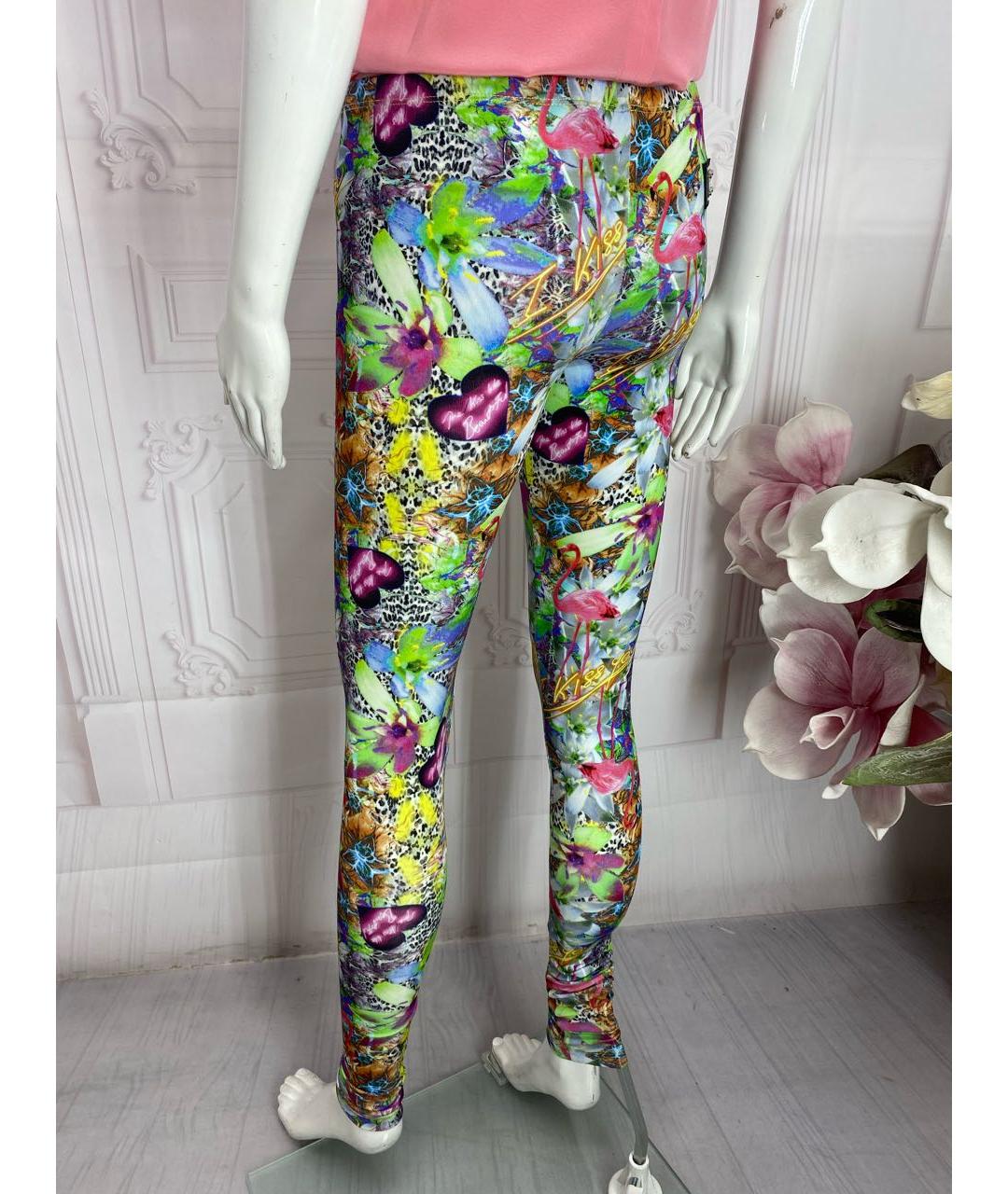 PHILIPP PLEIN Мульти вискозные леггинсы и велосипедки, фото 8