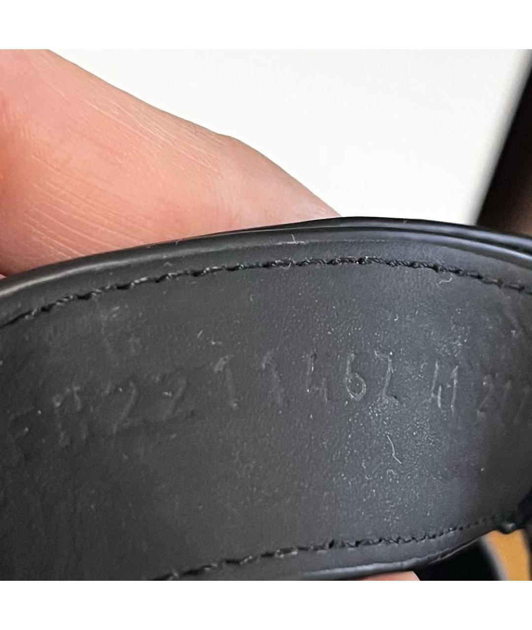 HERMES Черные замшевые сандалии, фото 6