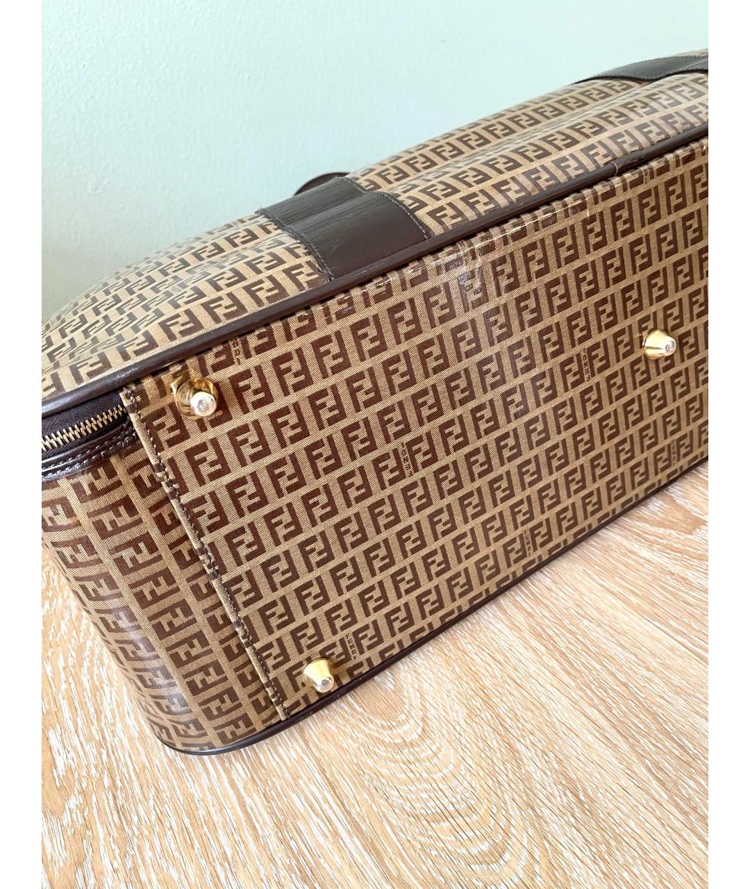 FENDI Коричневая дорожная/спортивная сумка, фото 5