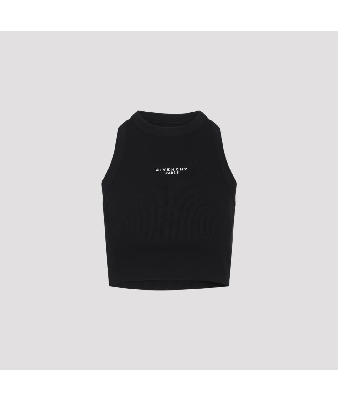 GIVENCHY Черная хлопковая футболка, фото 2