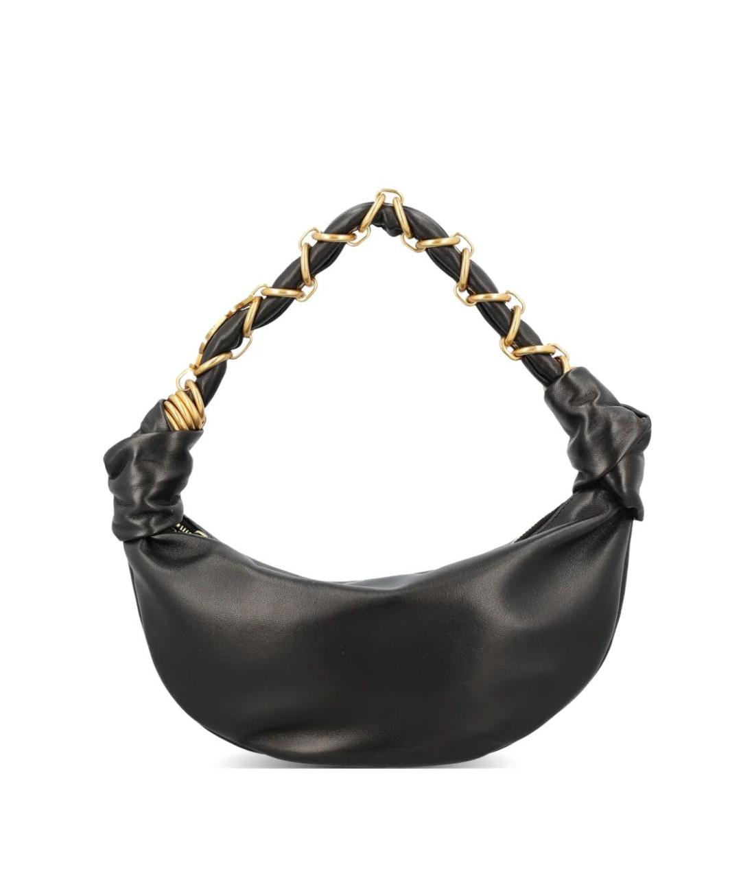 SAINT LAURENT Черная кожаная сумка через плечо, фото 1