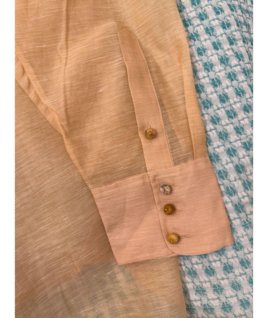 ZIMMERMANN Бежевая льняная блузы, фото 5