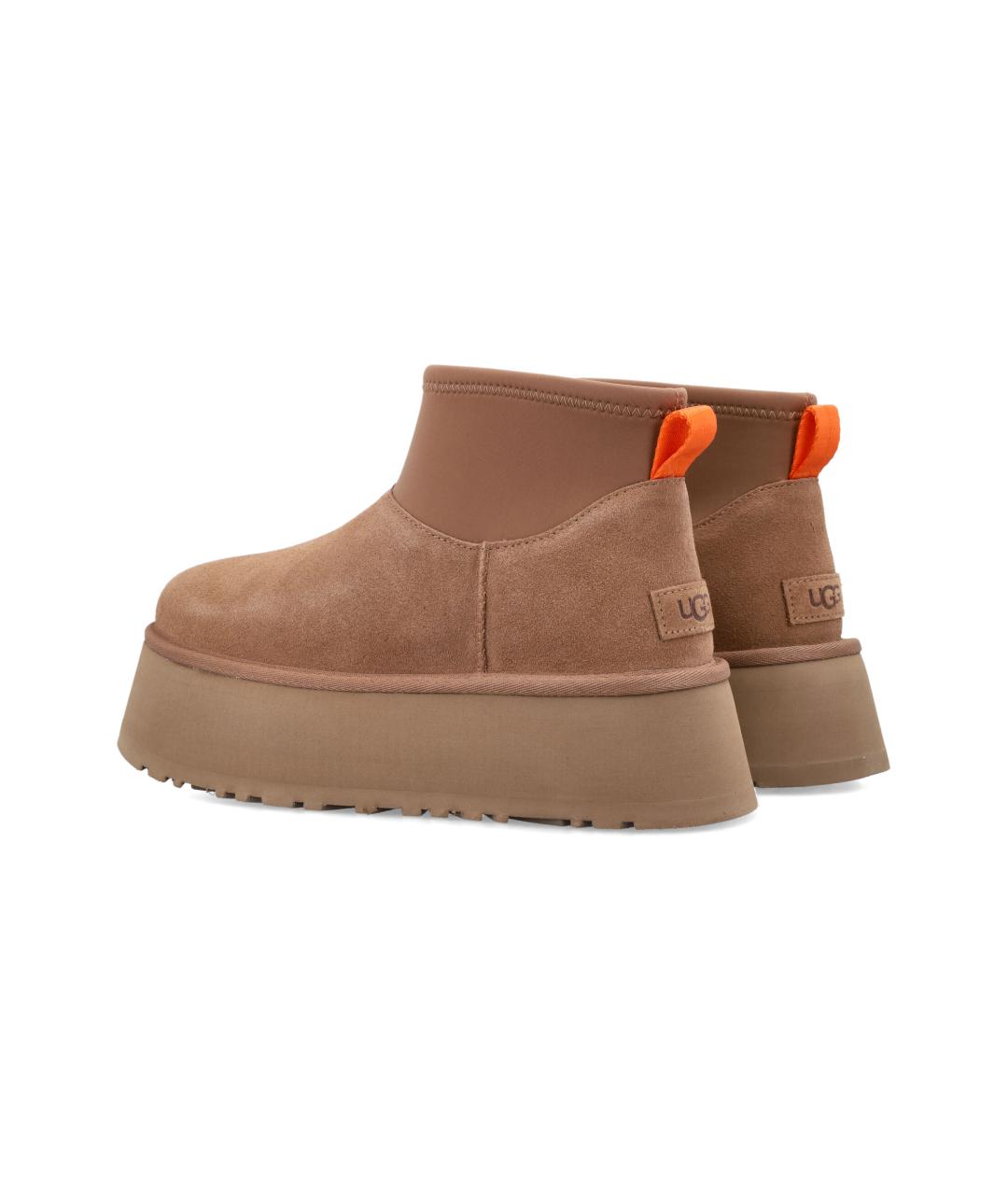 UGG AUSTRALIA Бежевые нубуковые ботинки, фото 4