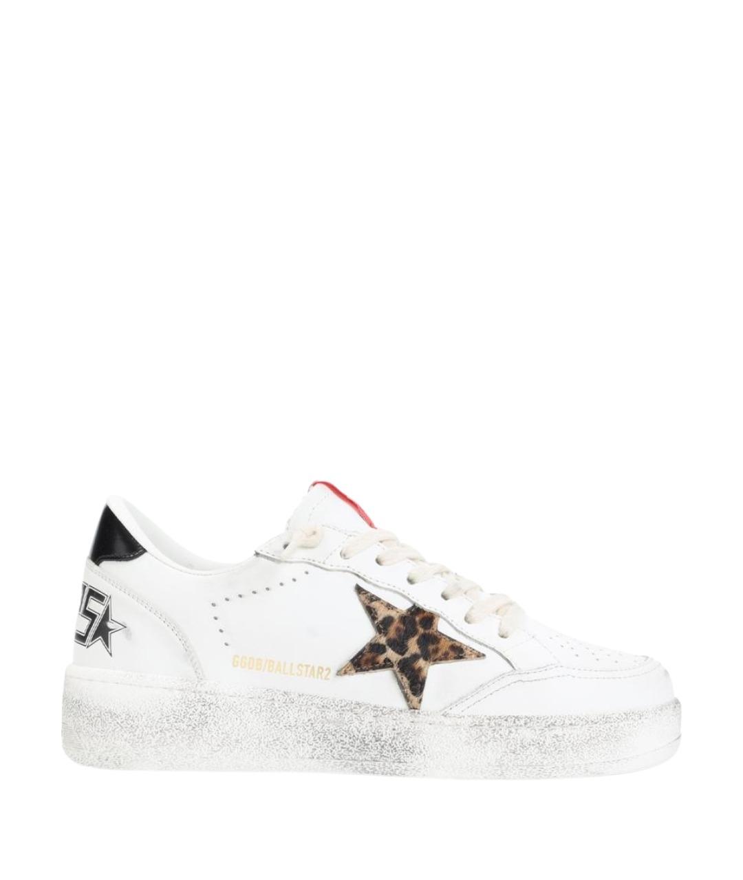 GOLDEN GOOSE DELUXE BRAND Белые кожаные кроссовки, фото 1