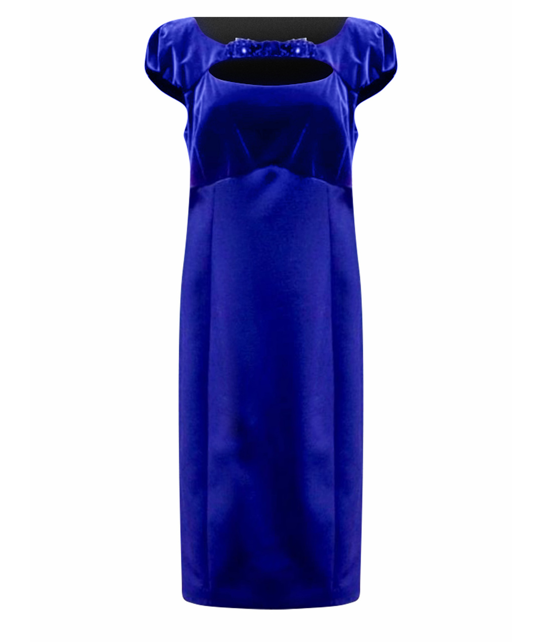 MARIA GRAZIA SEVERI Фиолетовое вискозное вечернее платье, фото 1