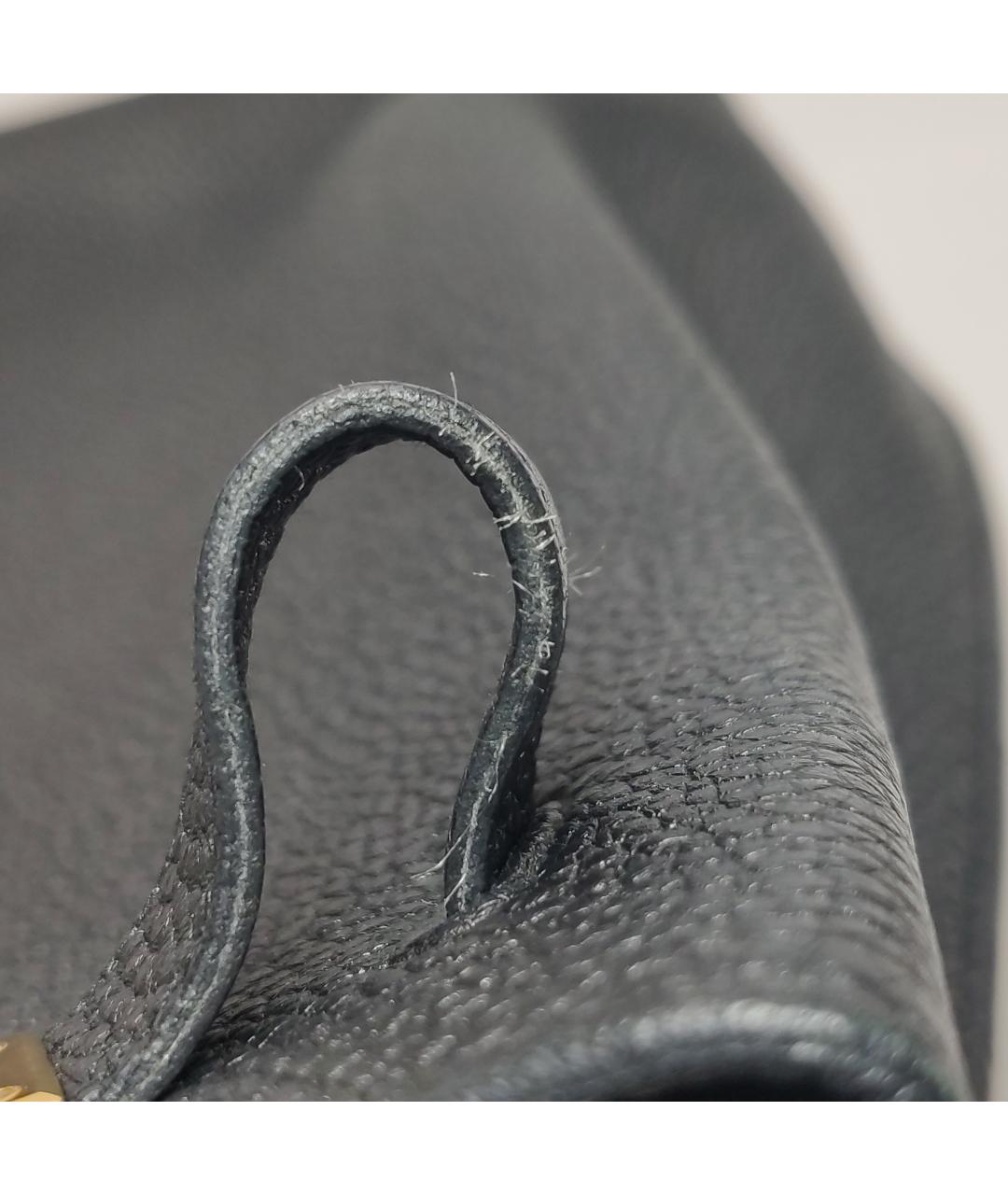 HERMES Черная кожаная сумка через плечо, фото 5