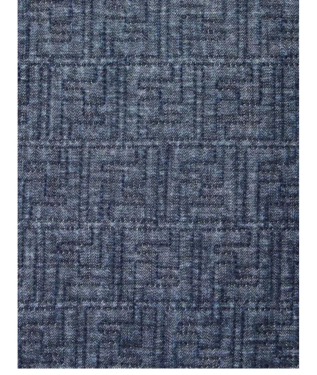 FENDI Темно-синяя хлопковая куртка, фото 2