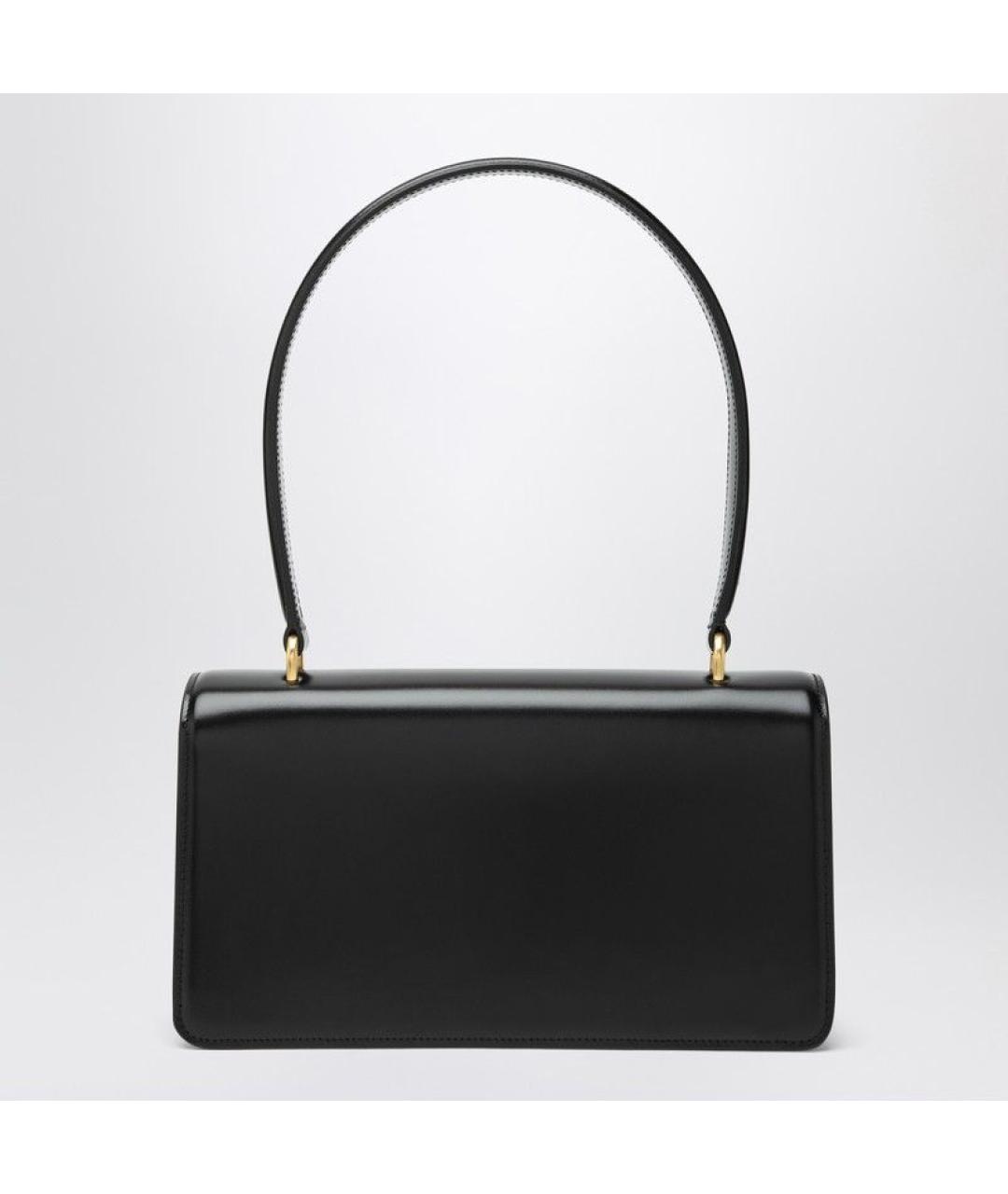 VALENTINO Черная кожаная сумка через плечо, фото 2