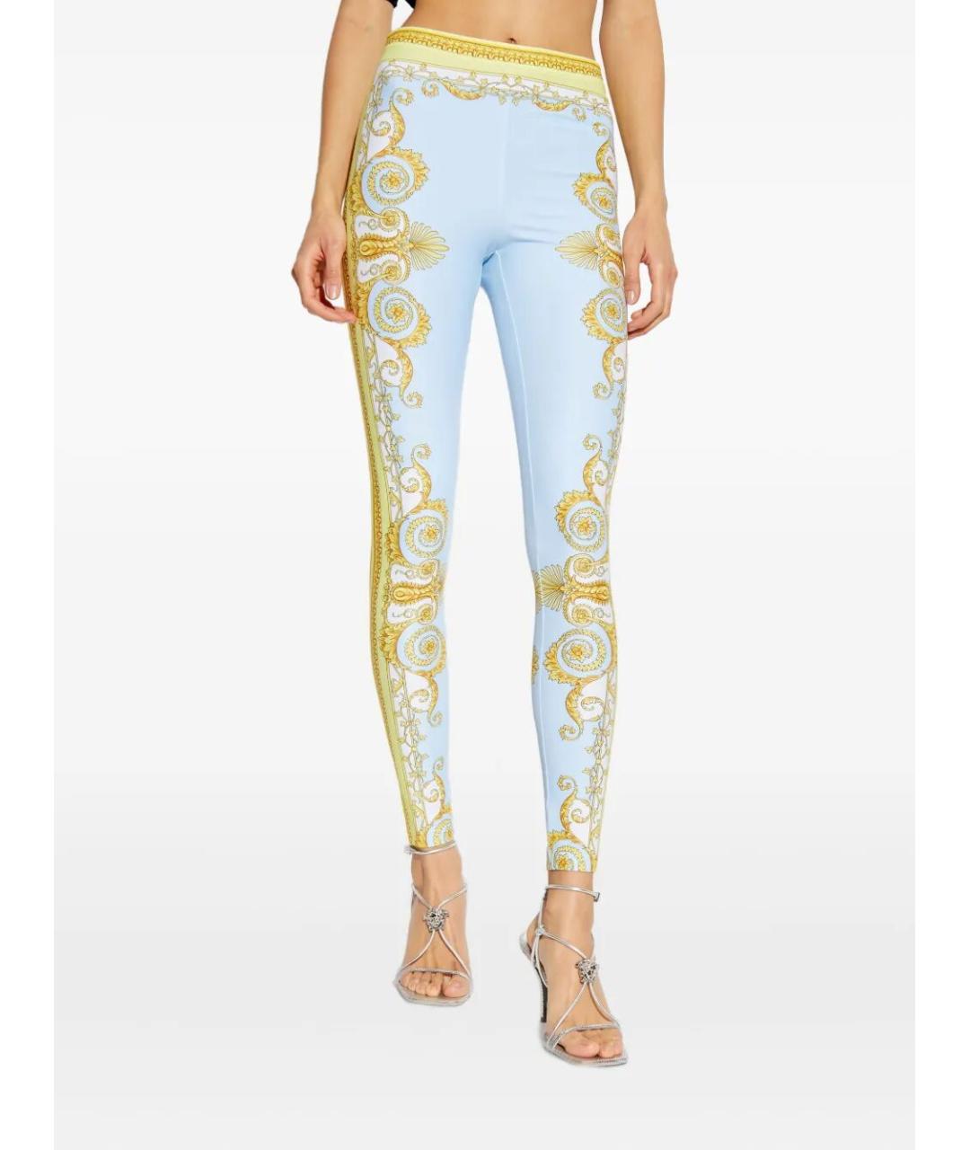 VERSACE Мульти полиамидовые леггинсы и велосипедки, фото 4
