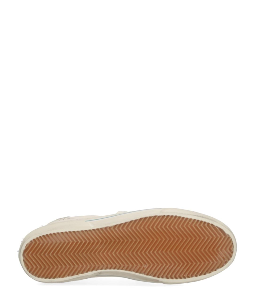 GOLDEN GOOSE DELUXE BRAND Белые кожаные низкие кроссовки / кеды, фото 5