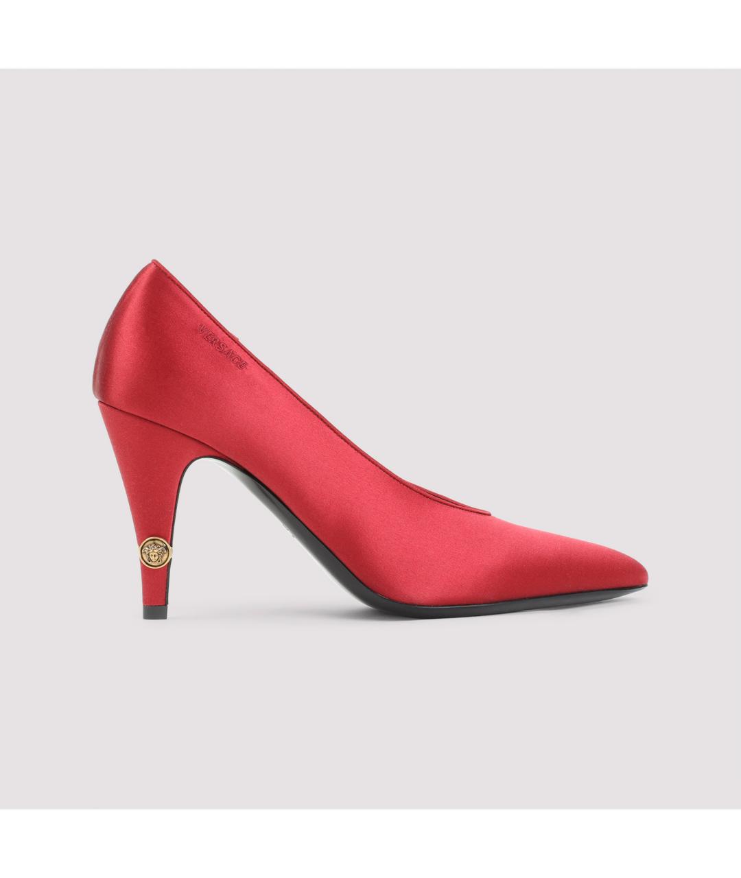 VERSACE Красные текстильные туфли, фото 2