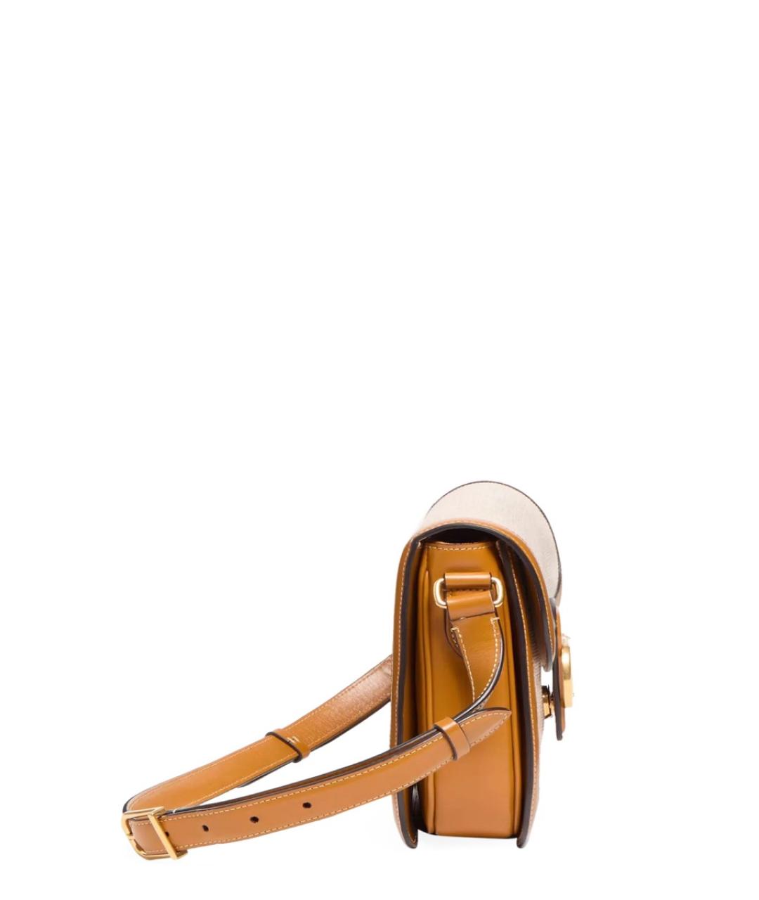 VALENTINO Бежевая жаккардовая сумка через плечо, фото 2