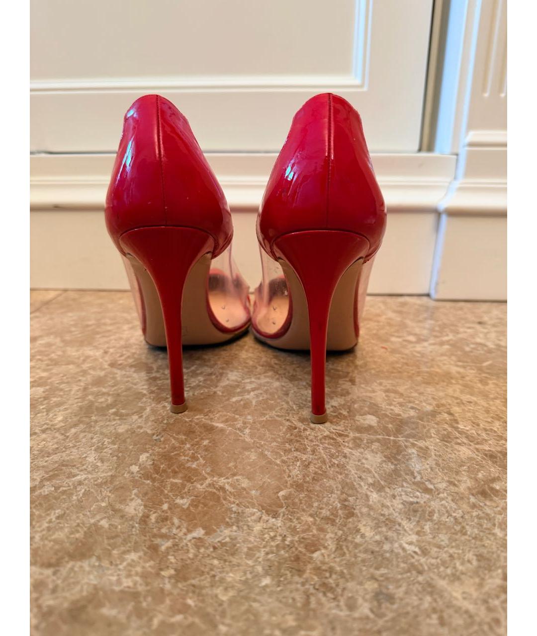 GIANVITO ROSSI Красные туфли из лакированной кожи, фото 4