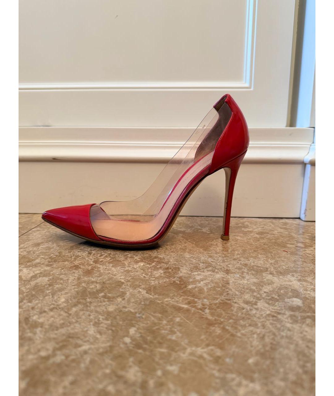 GIANVITO ROSSI Красные туфли из лакированной кожи, фото 5