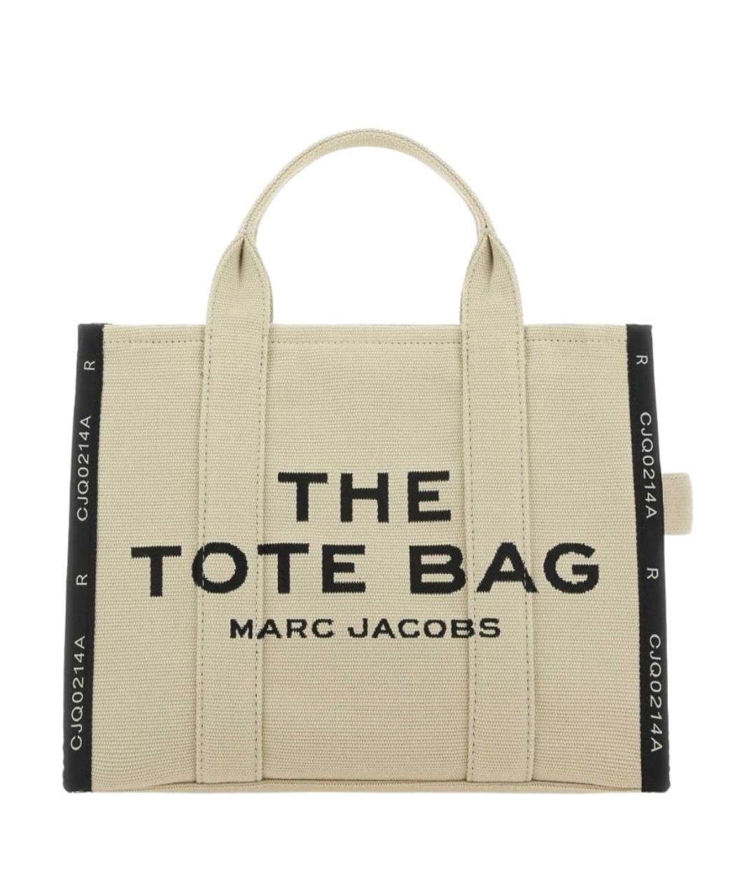 MARC JACOBS Бежевая хлопковая сумка тоут, фото 1