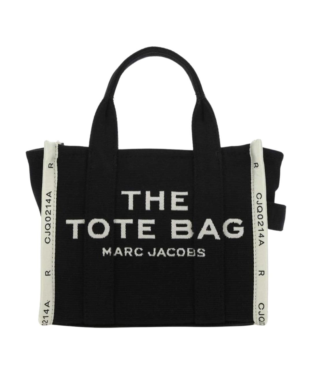 MARC JACOBS Черная хлопковая сумка тоут, фото 1