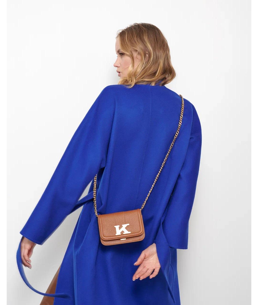 KITON Синее кашемировое пальто, фото 6