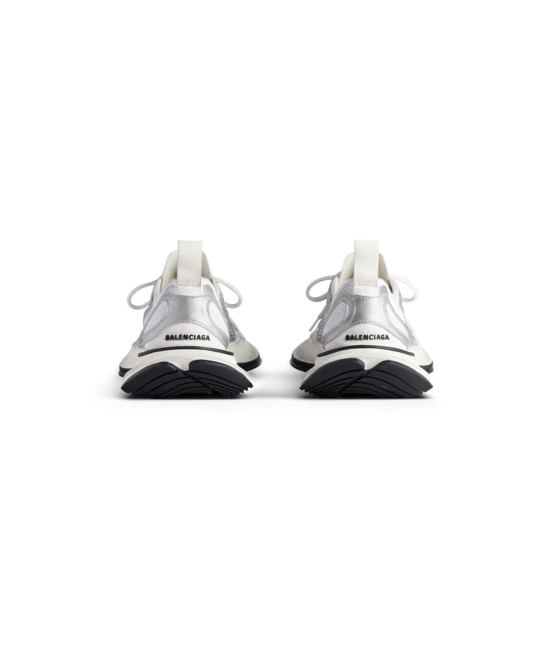 BALENCIAGA Белые синтетические низкие кроссовки / кеды, фото 5