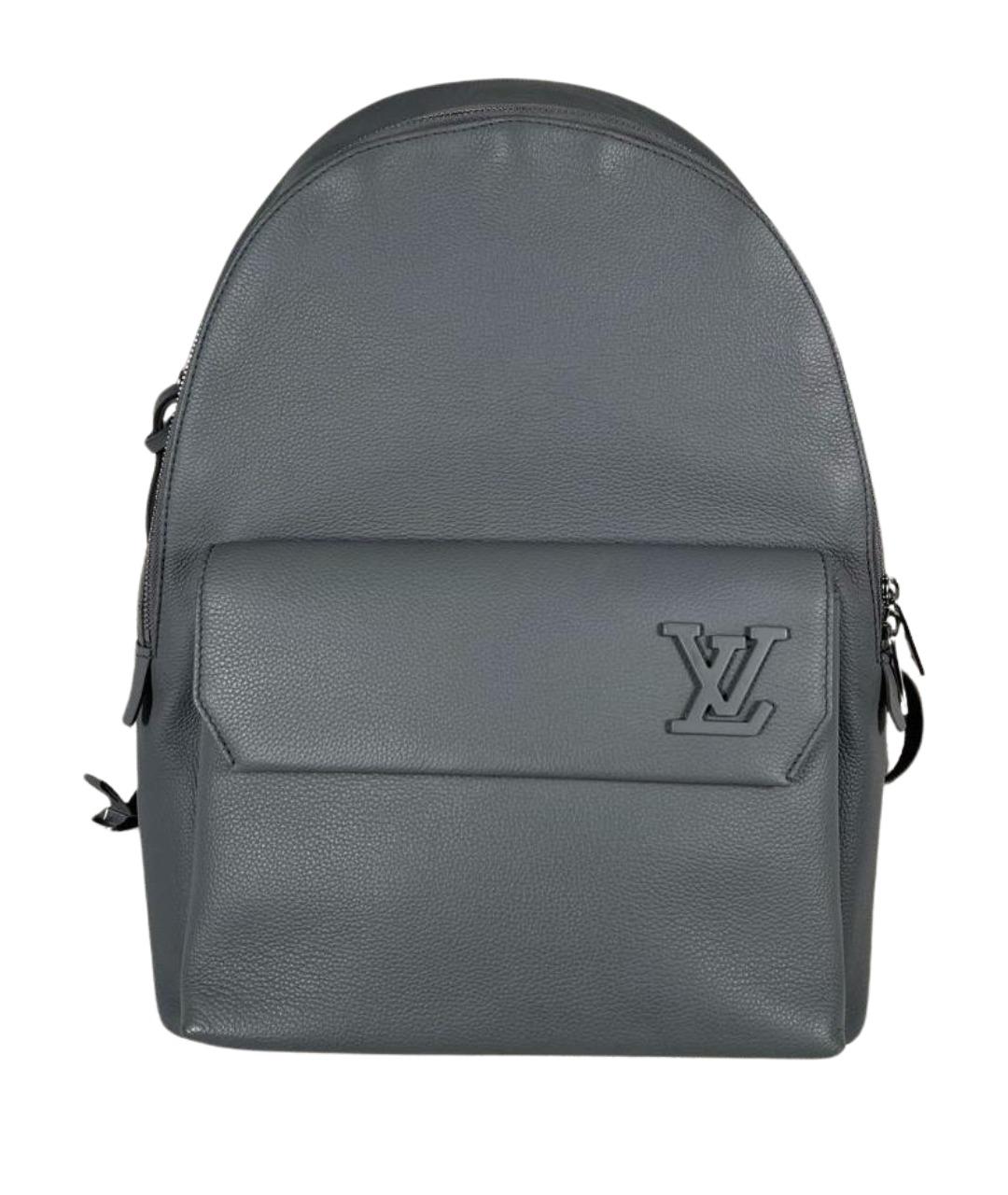 LOUIS VUITTON Серый кожаный рюкзак, фото 1