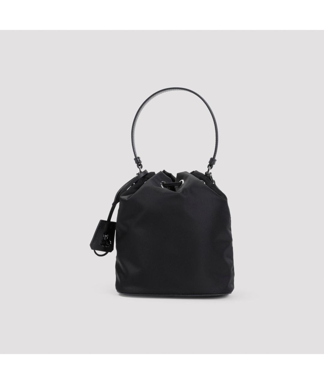 PRADA Черная тканевая сумка тоут, фото 3