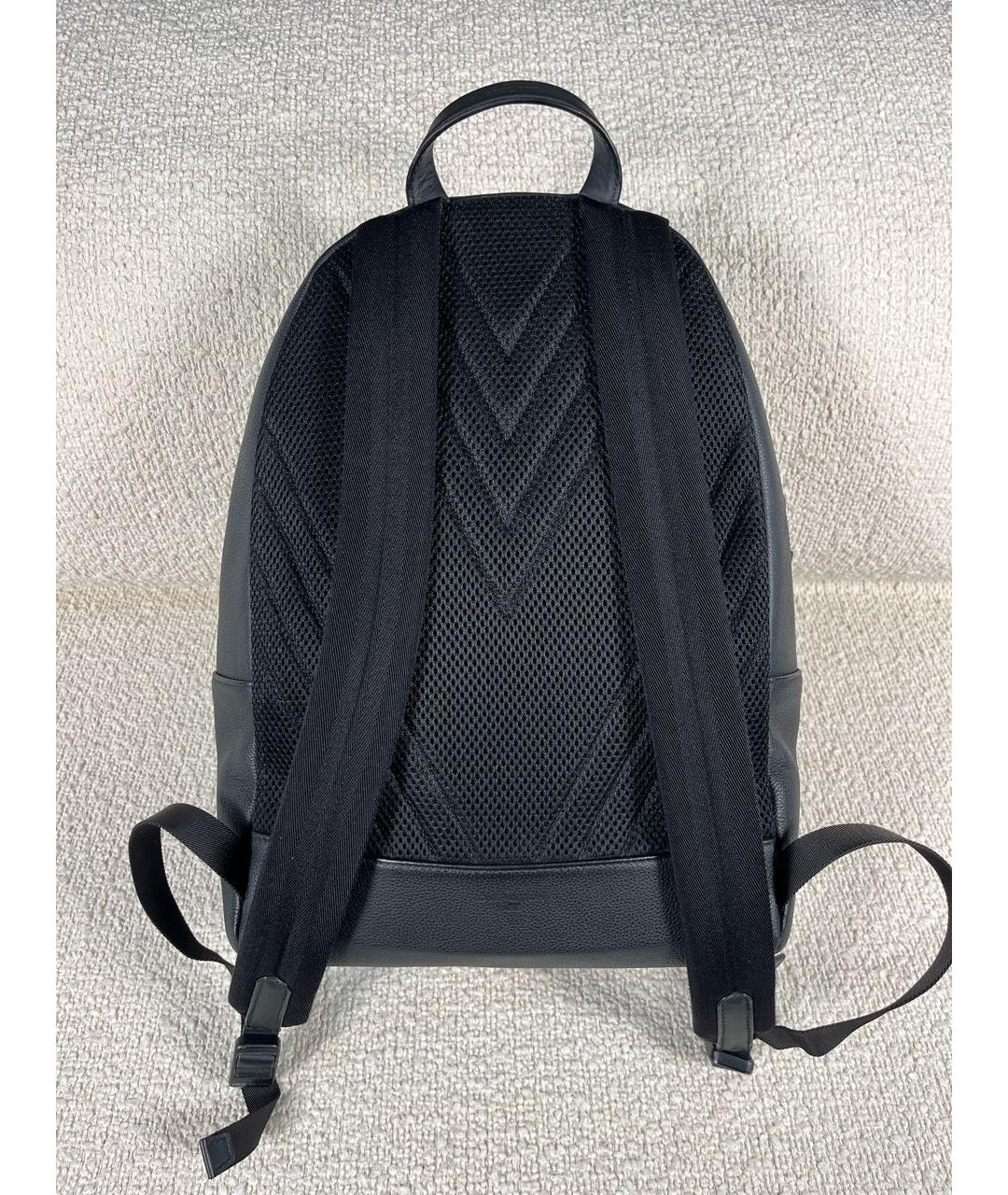 LOUIS VUITTON Черный кожаный рюкзак, фото 3