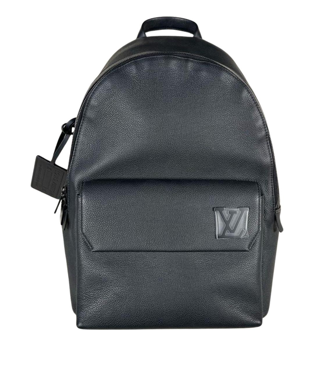 LOUIS VUITTON Черный кожаный рюкзак, фото 1