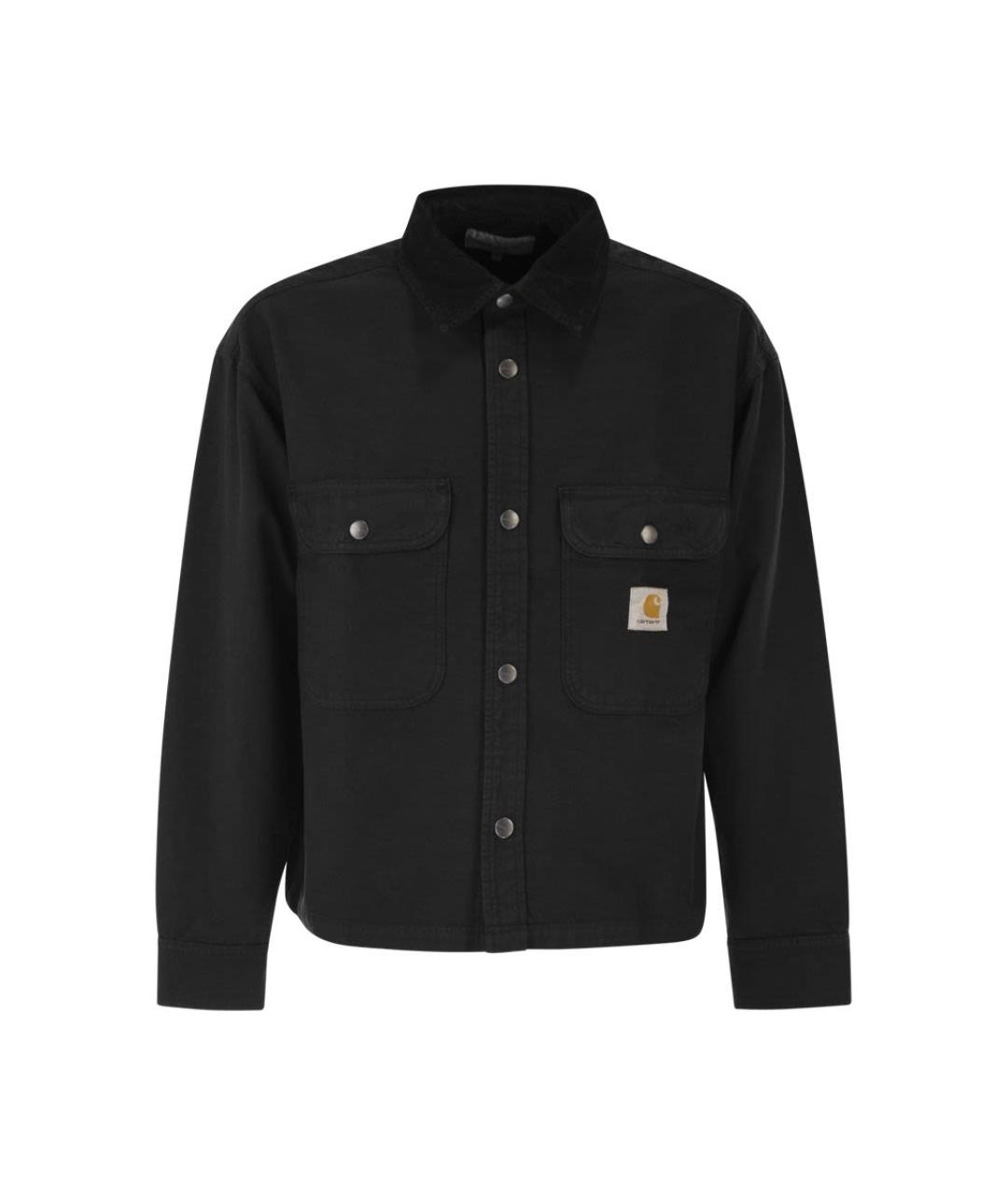 CARHARTT WIP Черная хлопковая кэжуал рубашка, фото 1