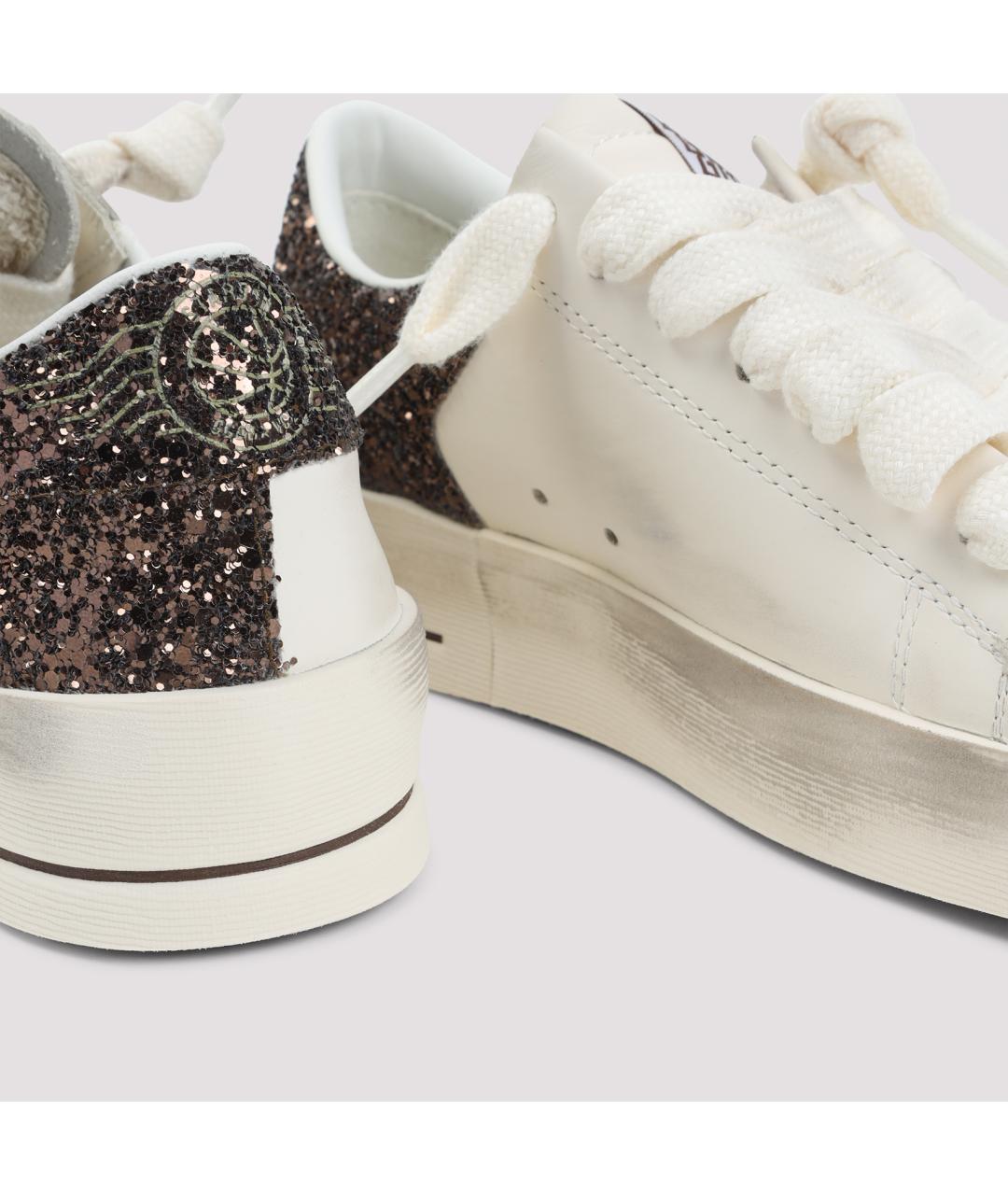 GOLDEN GOOSE DELUXE BRAND Белые кожаные кроссовки, фото 5