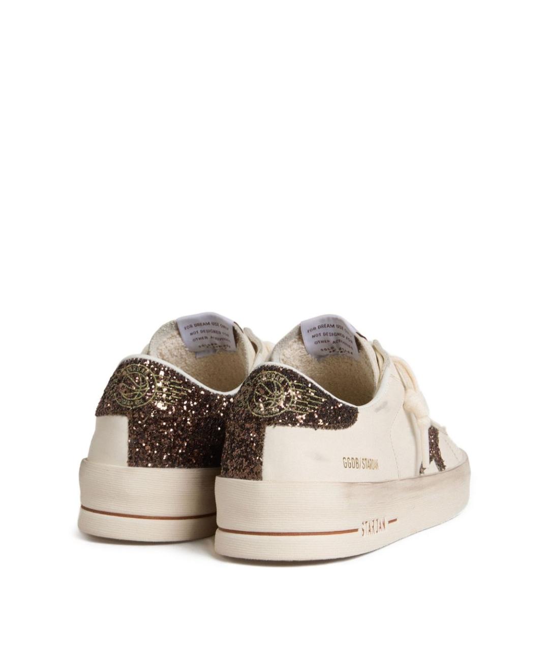 GOLDEN GOOSE DELUXE BRAND Белые кожаные кроссовки, фото 4