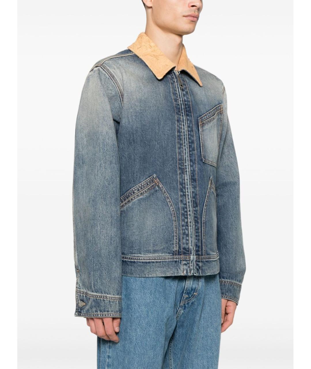 ALEXANDER MCQUEEN Синяя деним куртка, фото 2